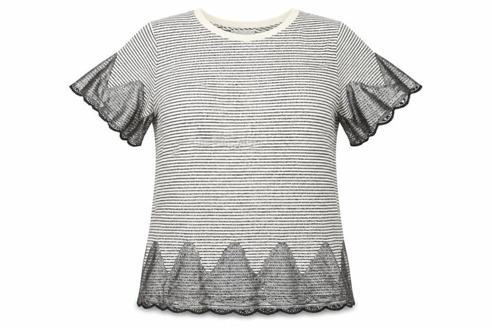 Marks and Spencer Women's Striped T-Shirt, Size 18