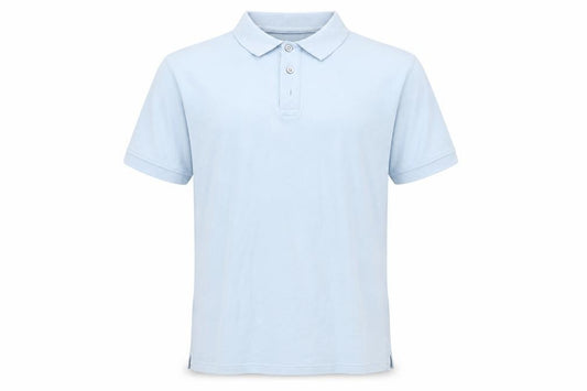 Marks and Spencer Men's Blue Polo Shirt S, Collared Solid