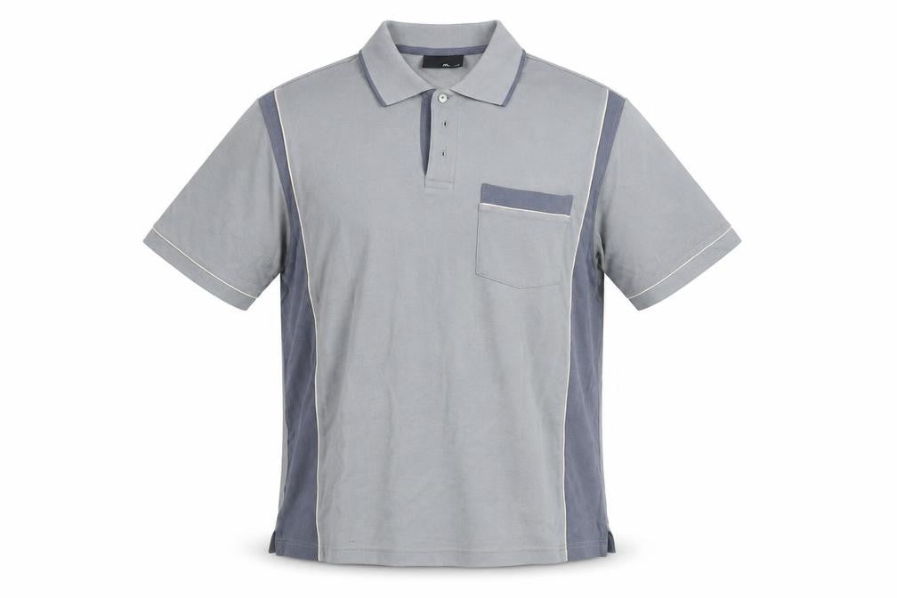 BHS Men's Blue Polo Shirt, Small, Short Sleeve, 100% Cotton
