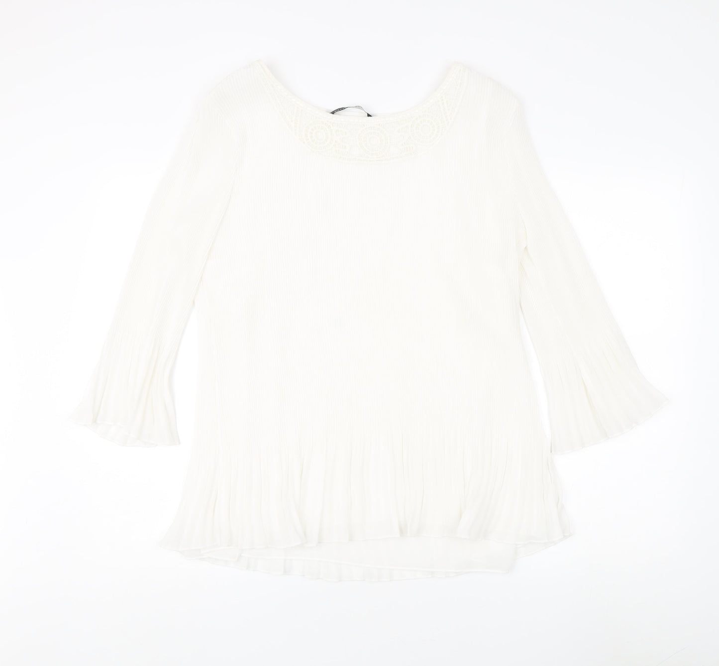David Emanuel Ivory Blouse Women Size 20