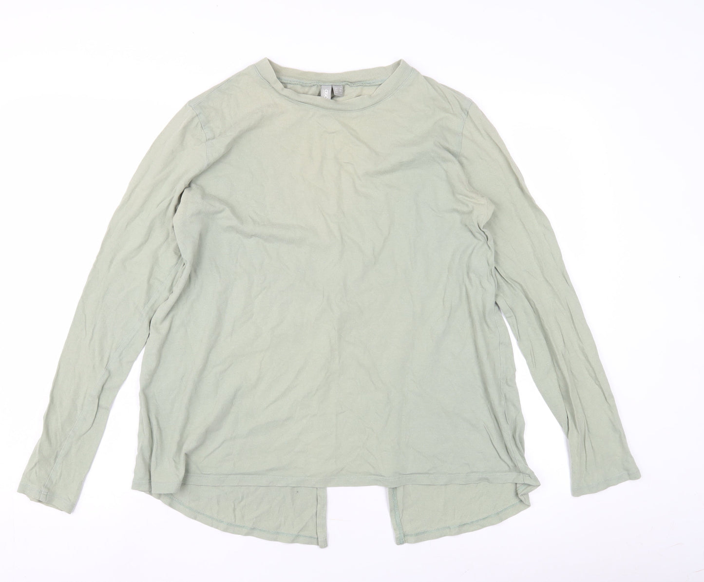 ASOS Women's Green Long Sleeve T-Shirt Size 8
