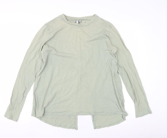ASOS Women's Green Long Sleeve T-Shirt Size 8