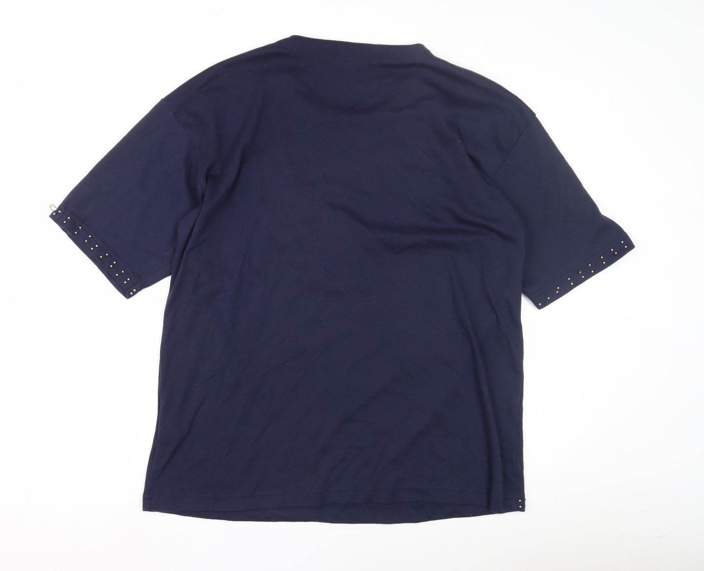 Paramour Women's Blue Studded T-Shirt One Size