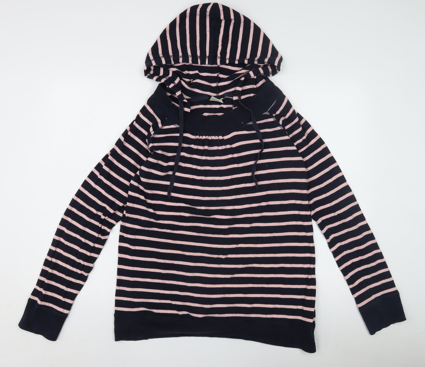 Next Women's Striped Pullover Hoodie - Multicoloured, Size 12