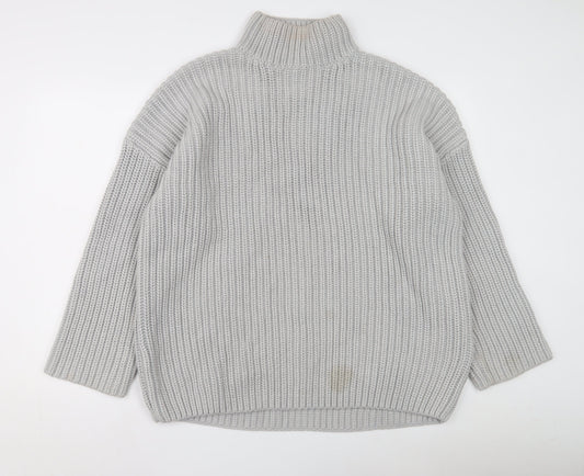 ASOS Women's Grey Knit Pullover Jumper Size L