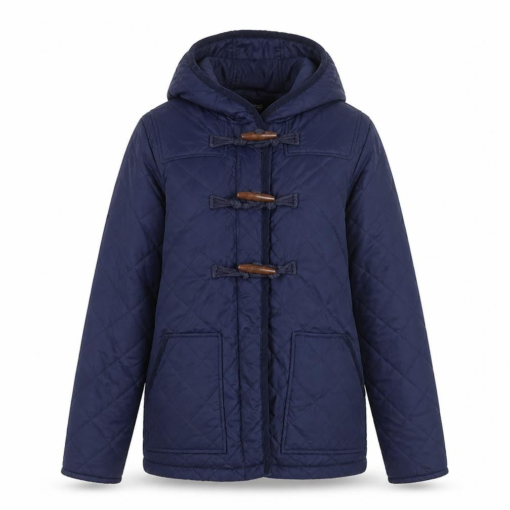 Oasis Women's Blue Quilted Jacket Size 8