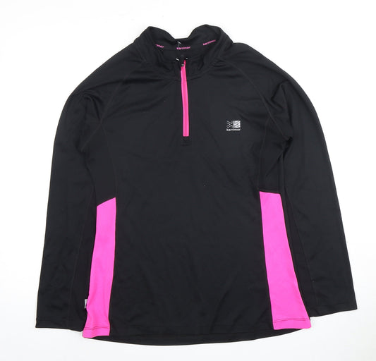 Karrimor Women's Black Pullover, Size 16, Running Top