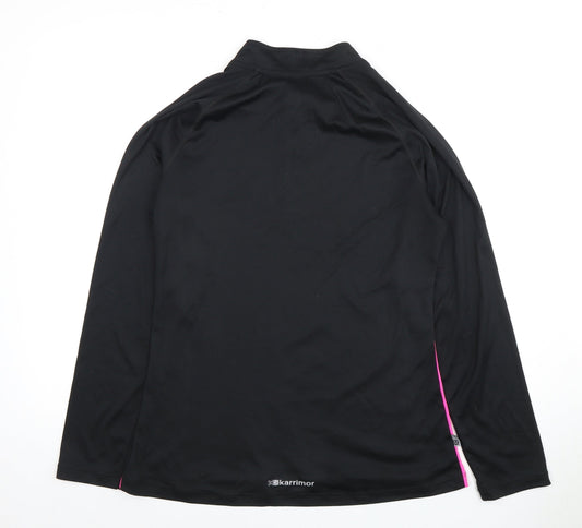 Karrimor Women's Black Pullover, Size 16, Running Top