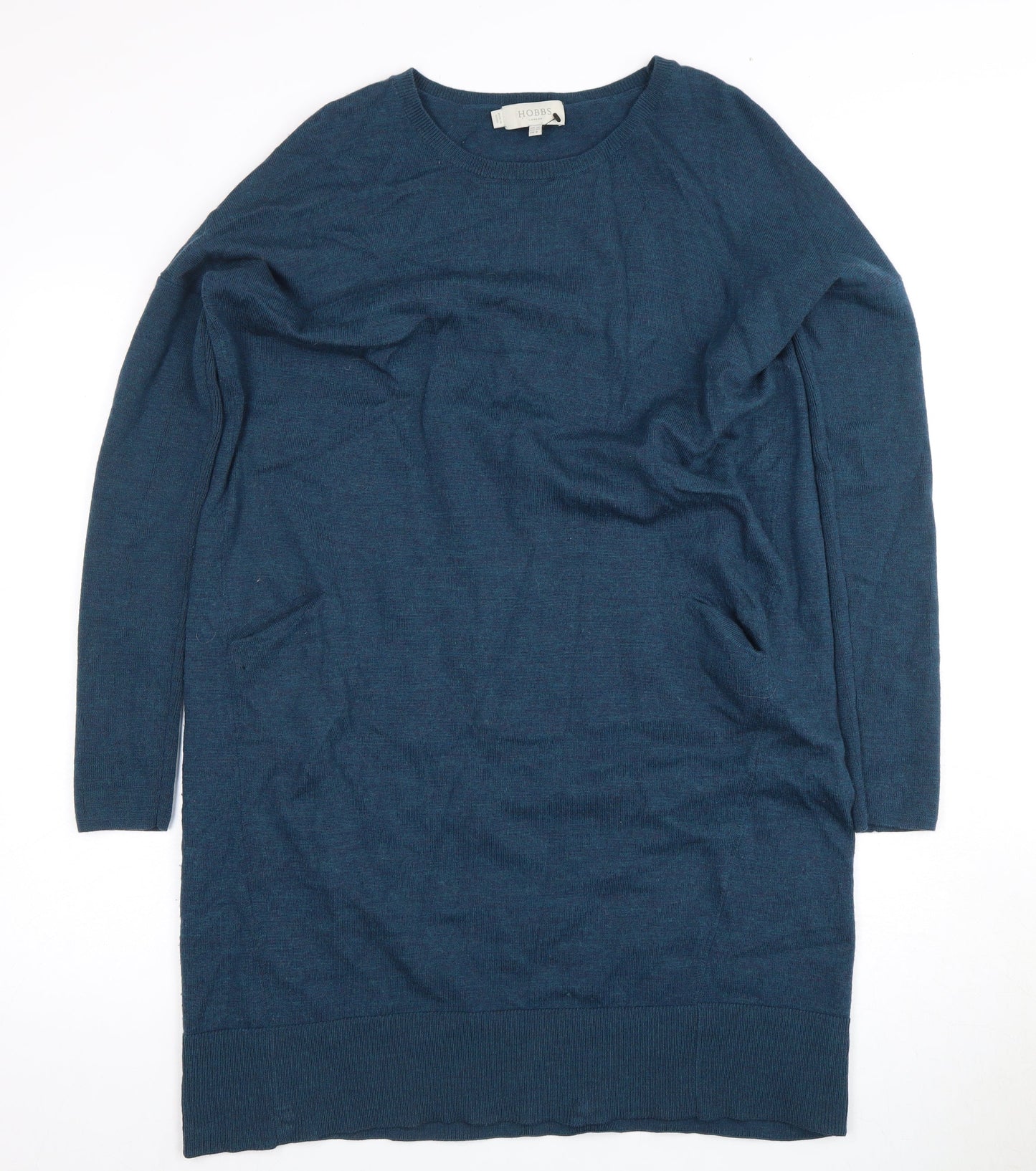 Hobbs Women's Blue Jumper Dress, Size 12, Casual Knit