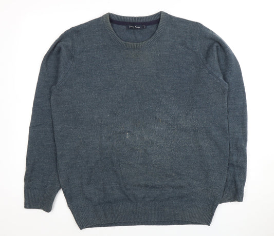 James Pringle Men's Blue Pullover Jumper M