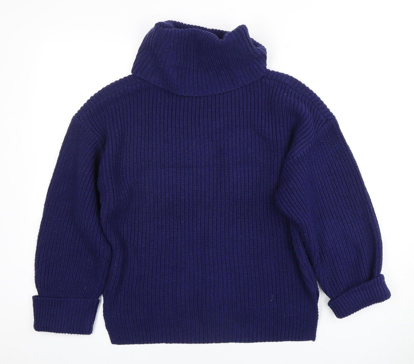 Phase Eight Women's Blue Roll Neck Jumper XS