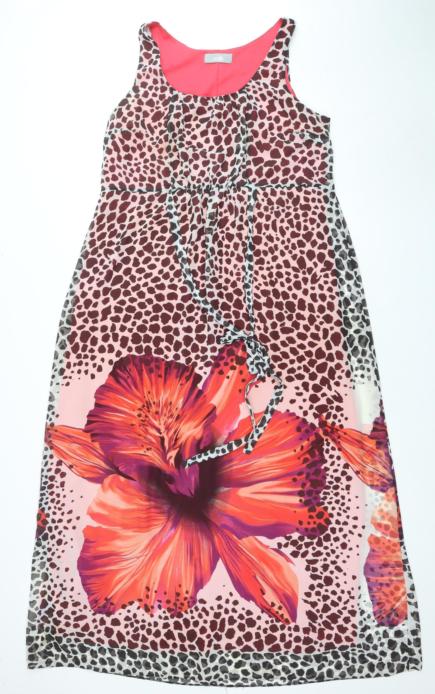Wallis Women's Multicoloured Size 14 Dress