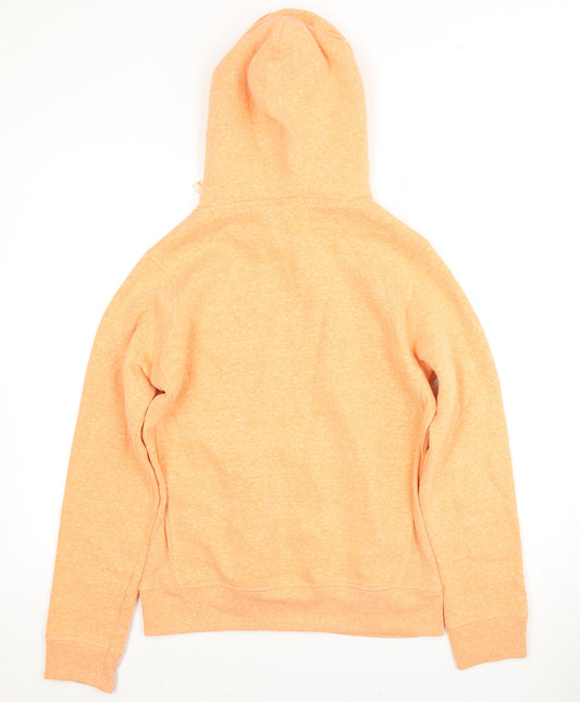 Weird Fish Women's Orange Pullover Hoodie, Size 12