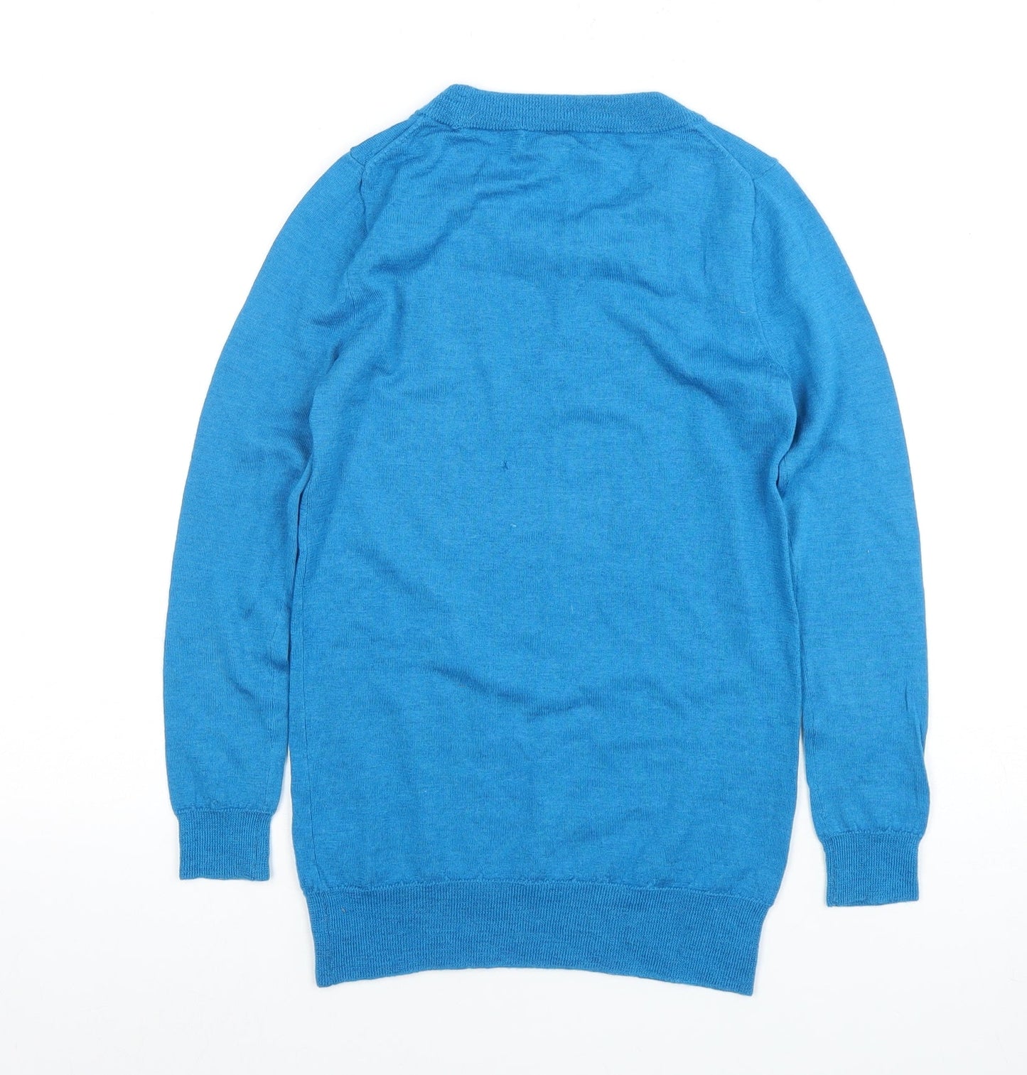 J.Crew Women's Blue 2XS Merino Wool Pullover Jumper