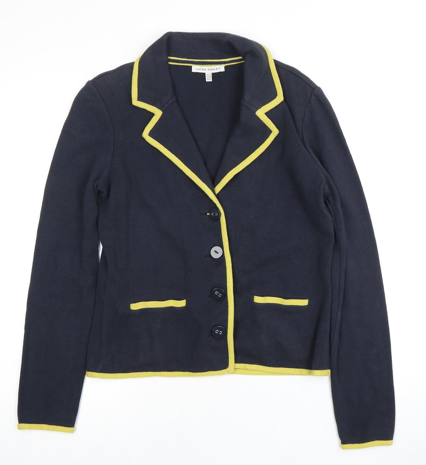 Laura Ashley Women's Blue Suit Jacket Size 12
