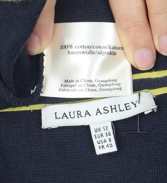 Laura Ashley Women's Blue Suit Jacket Size 12