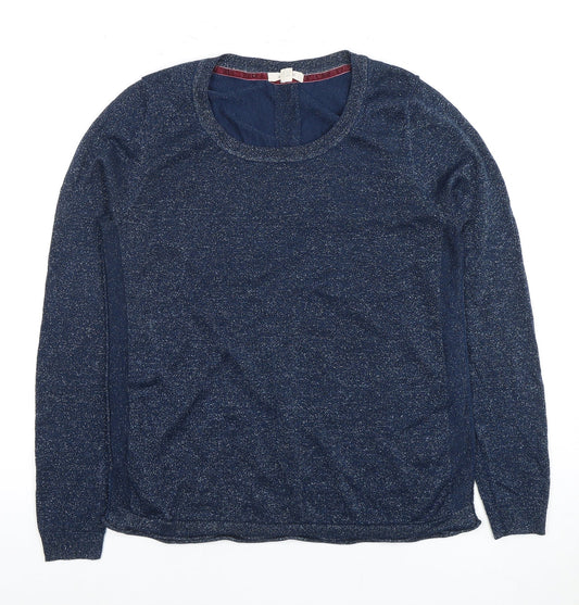 White Stuff Women's Blue Knit Pullover Size 12
