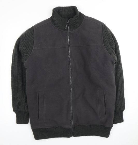 James Pringle Men's Black Mid-Length Jacket M