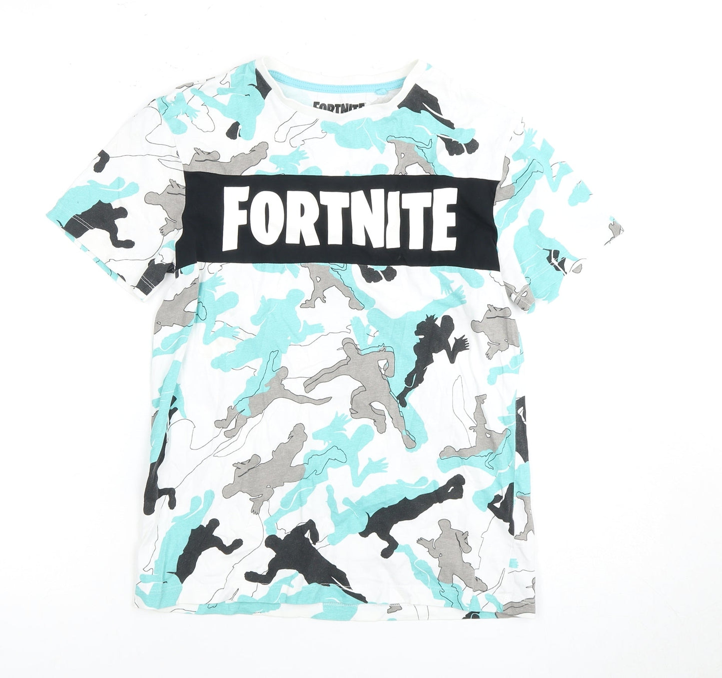 Next Boys Fortnite Camouflage T-Shirt, Size 11