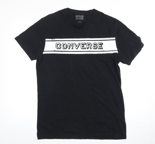 Converse Men’s Black Logo T-Shirt L