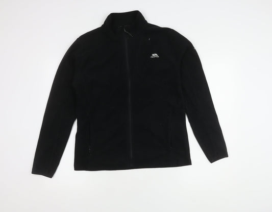 Trespass Black Fleece Jacket Unisex L