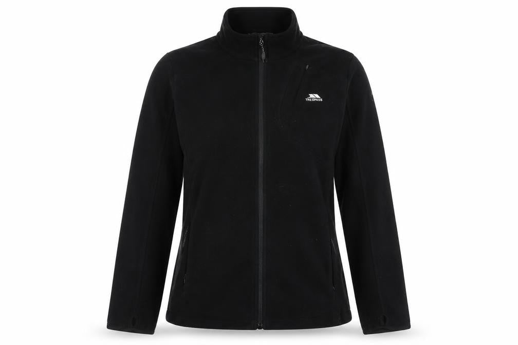 Trespass Black Fleece Jacket Unisex L