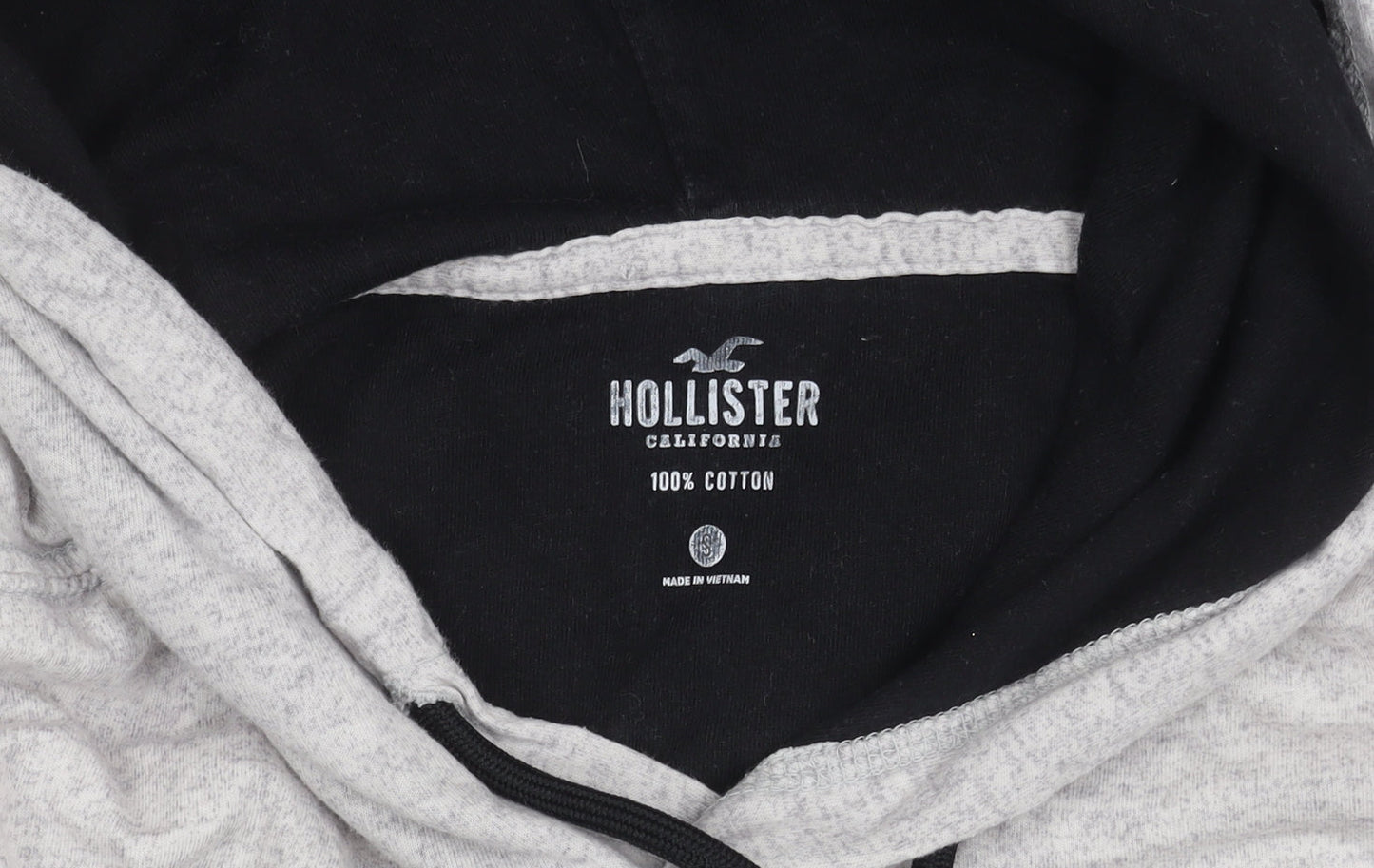 Hollister Men’s Grey Pullover Hoodie Size