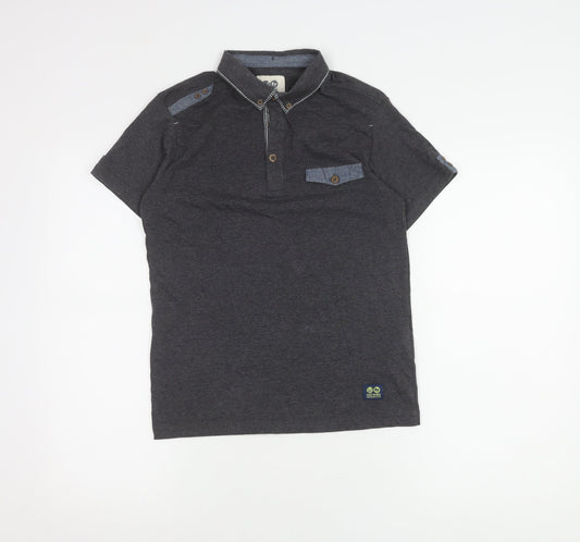 Haywire Boys' Grey Polo Shirt, Medium, Short Sleeve, Casual