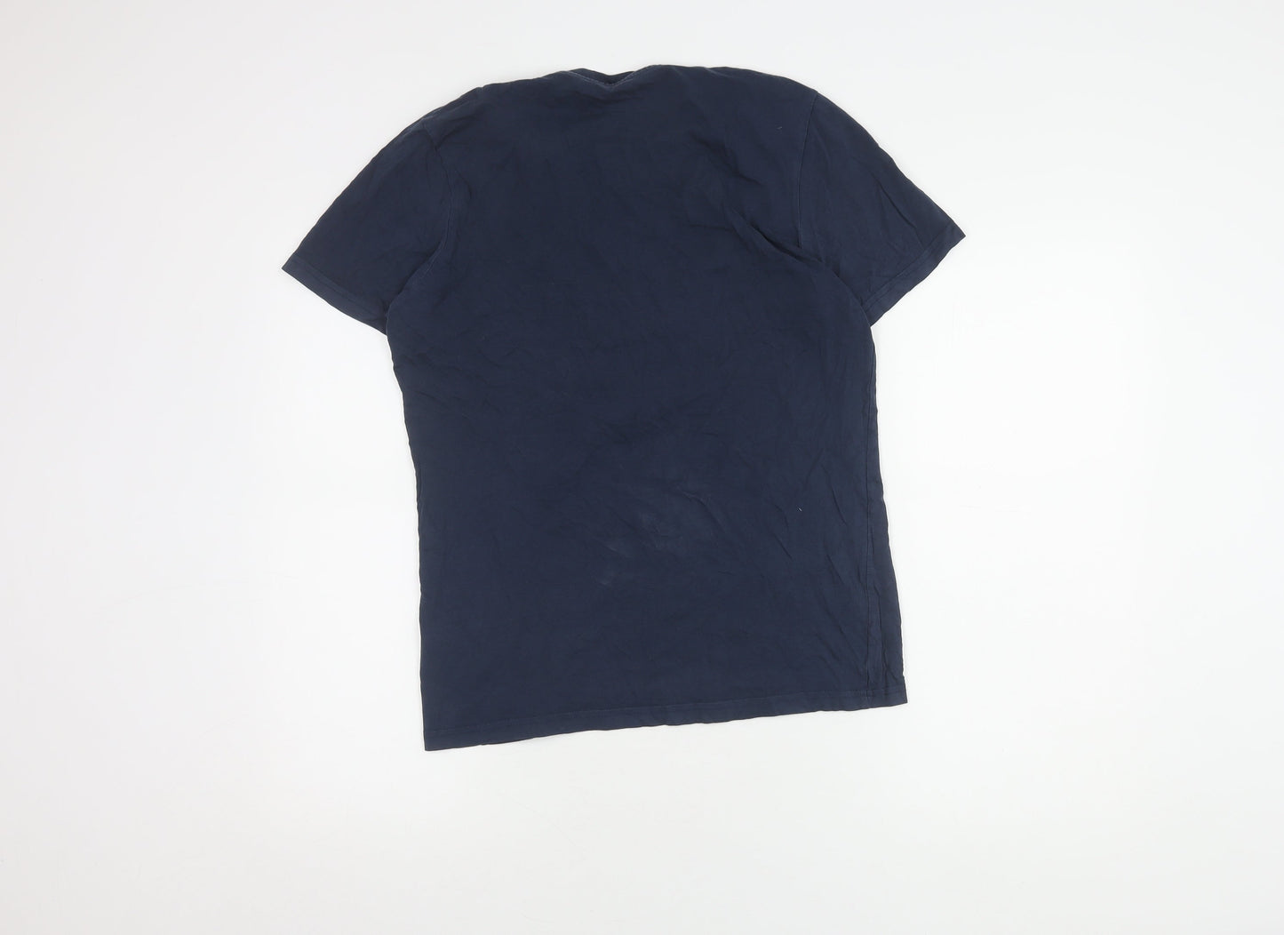 Jack & Jones Men's Blue Graphic Print T-Shirt M