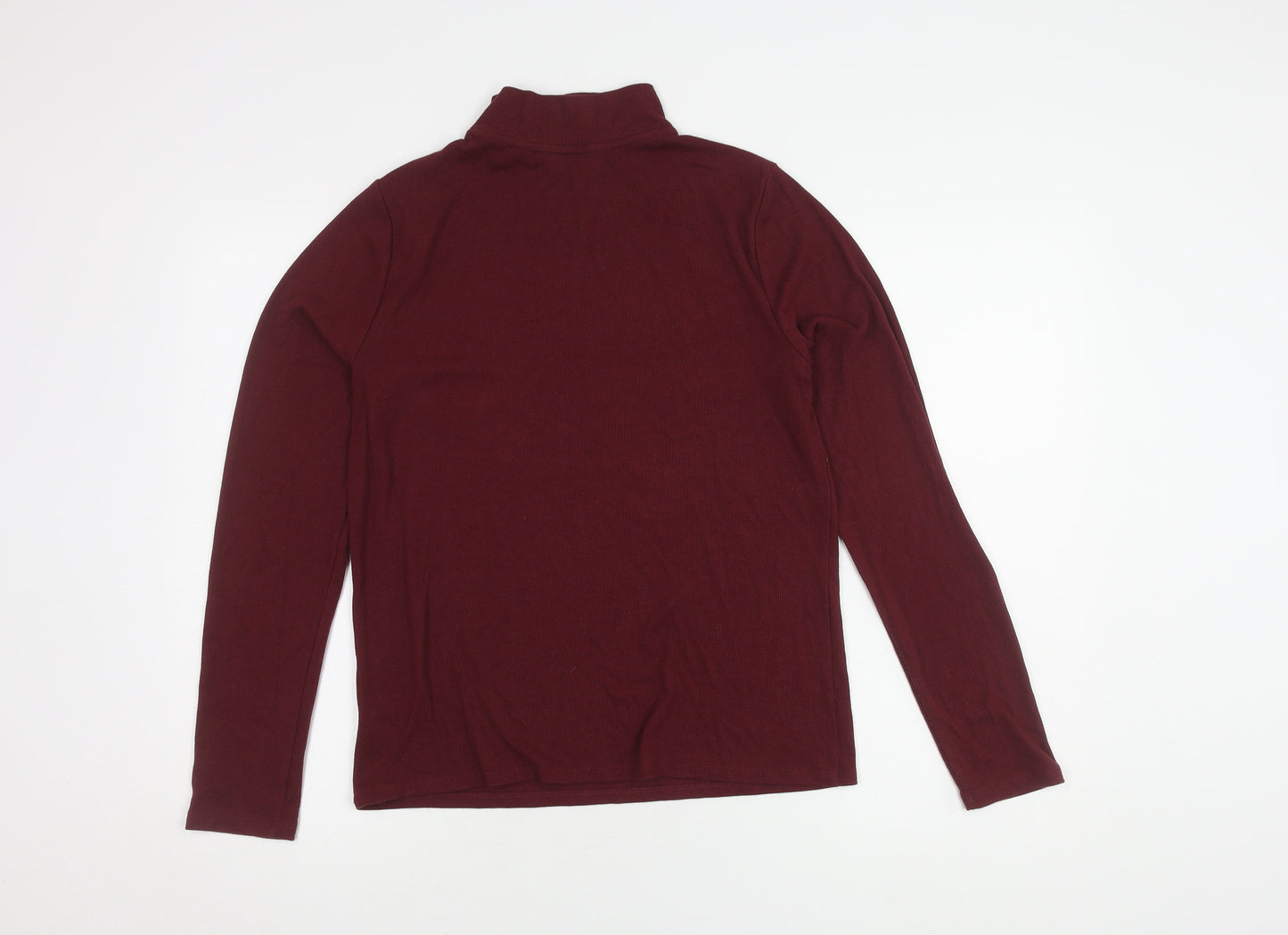 Lands' End Women's Red Pullover Jumper, Size M