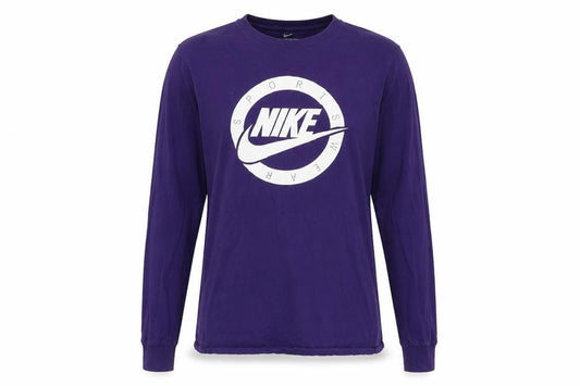 Unisex Adultss UK Size L Nike Purple Cotton T-Shirt