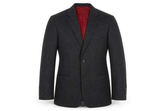 Mens 42 Chest Regular Austin Reed Grey Two-Button Blazer