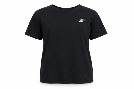 Unisex Adultss UK Size XL Nike Black 100% Cotton T-Shirt