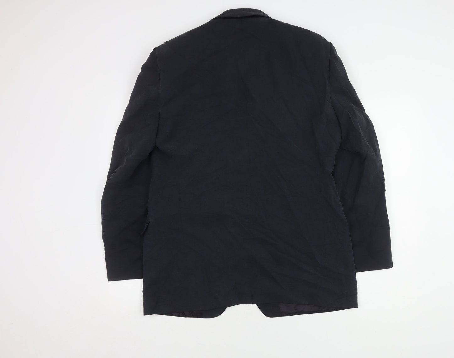 Jaeger Men's Blue Blazer, Size 50, Single-Breasted