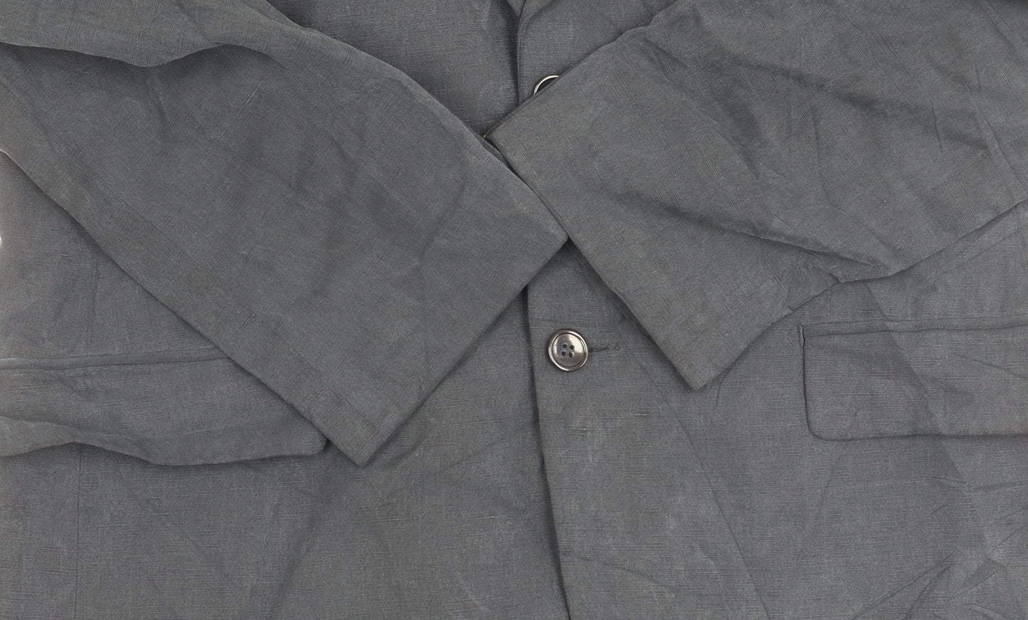 Jaeger Men's Blue Blazer, Size 50, Single-Breasted