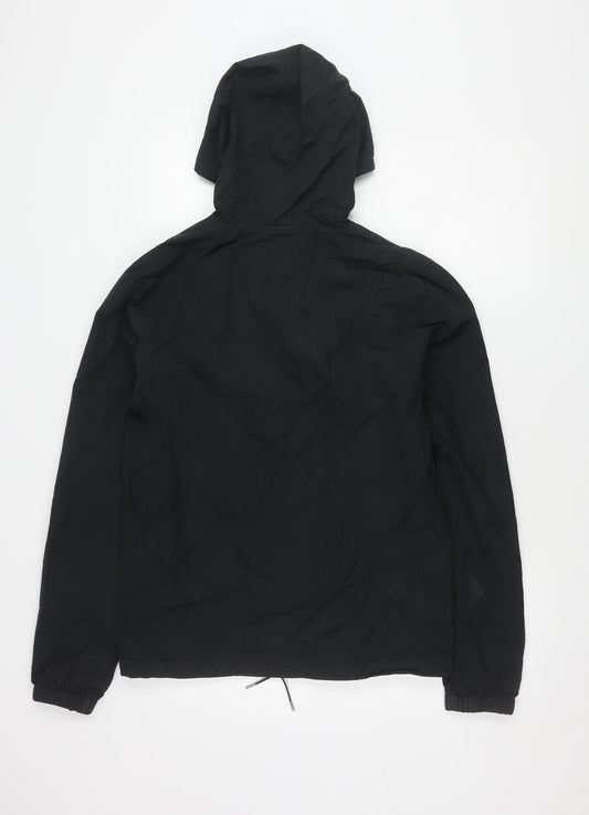 Penguin Men's Black Hooded Jacket, Size S, Autumn/Winter