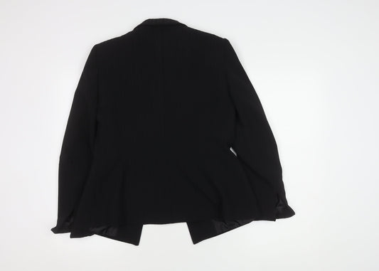 Bay Women’s Black Size 14 Pinstripe Blazer with Lining