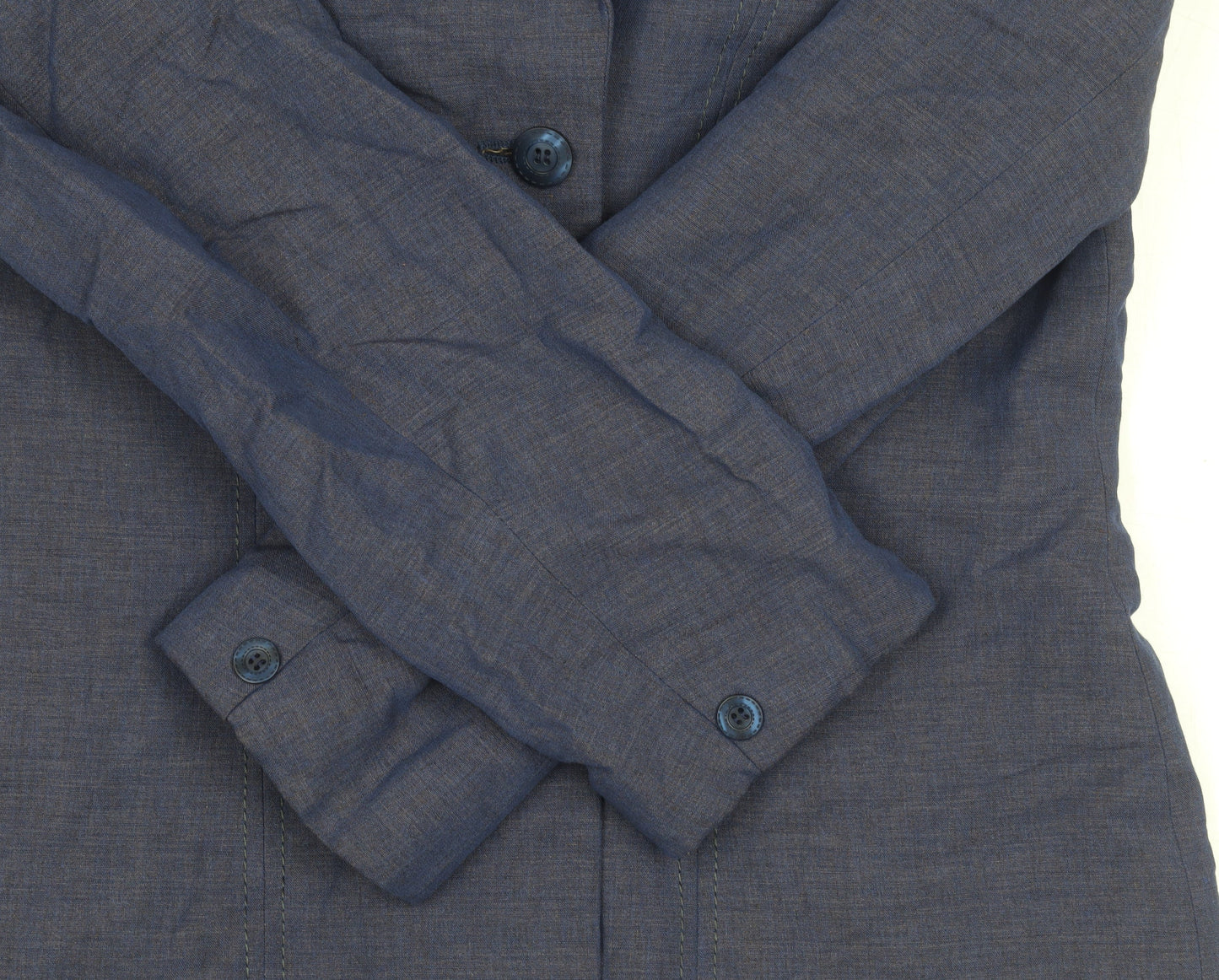 Laura Ashley Women's Blue Blazer, Size 12, Classic Style