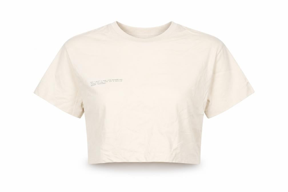 Womens UK Size S PANGAIA Beige Cotton T-Shirt
