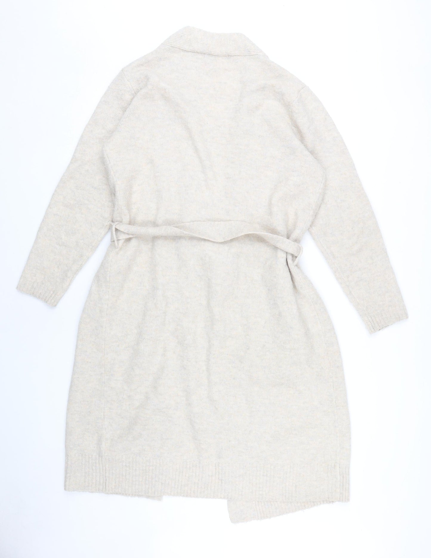 Marks & Spencer Women Beige S Cardigan Jumper