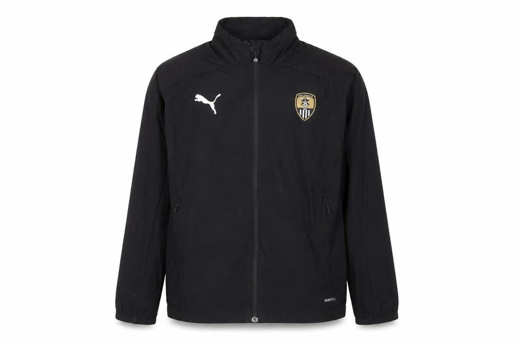 Puma Boys Black Track Jacket Size 14