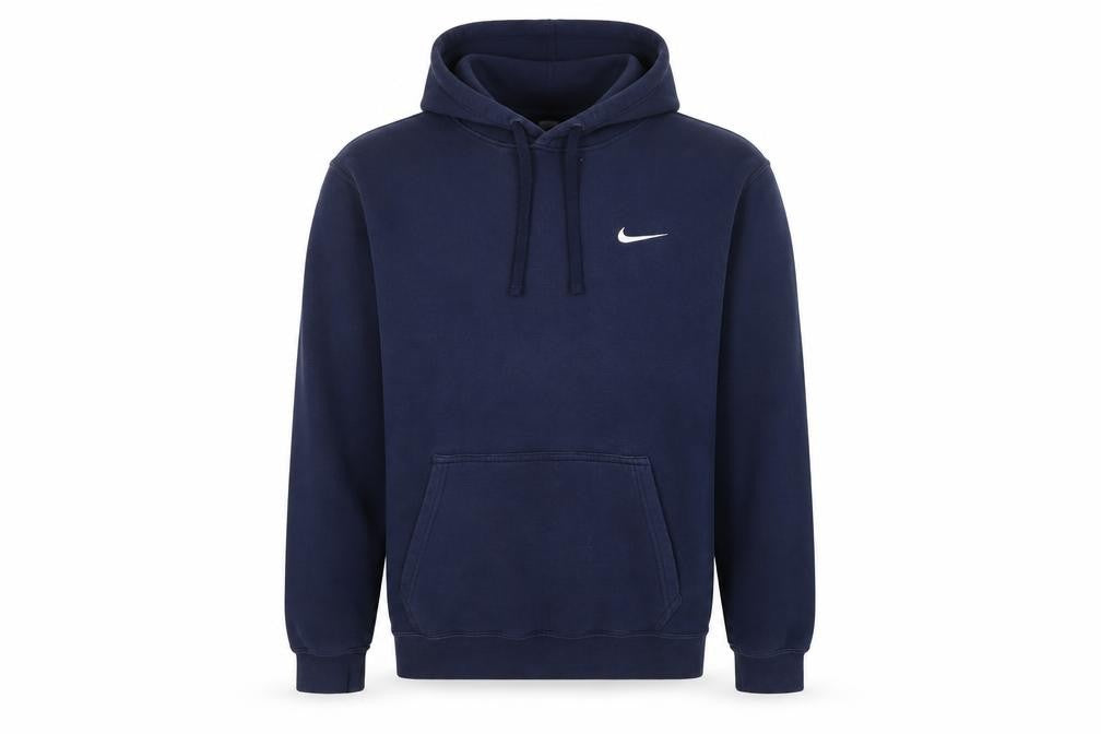Mens UK S Regular Nike Blue Pullover Hoodie