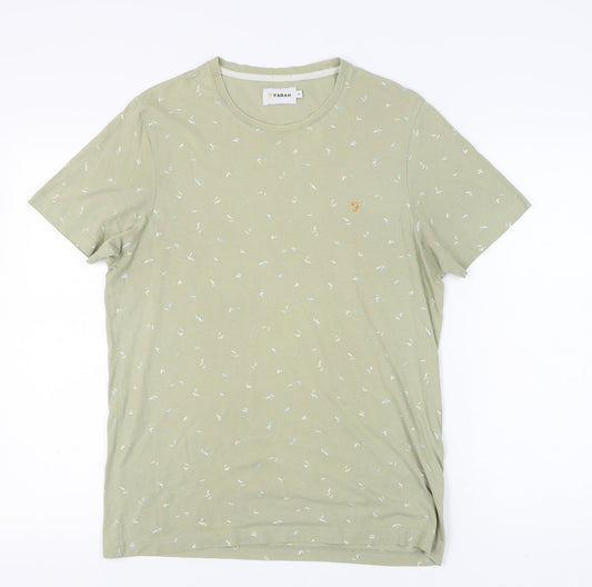 Farah Men's Green Short Sleeve T-Shirt M
