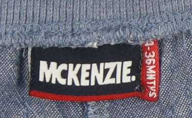 McKenzie Blue Cotton Shorts - Unisex 24-36 Months