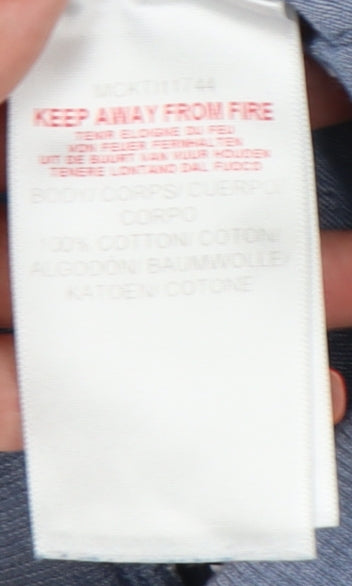 McKenzie Blue Cotton Shorts - Unisex 24-36 Months