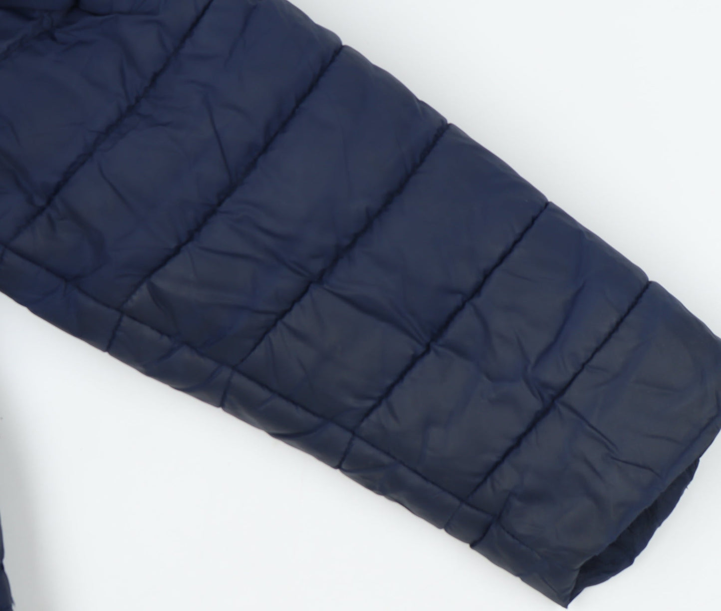 Jack & Jones Men's Blue Hooded Puffer Jacket M