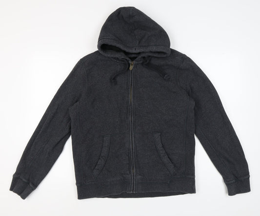 Fat Face Men's Grey Full Zip Hoodie - Size L