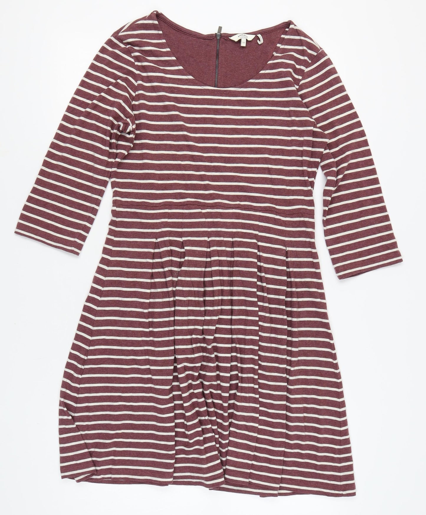 Fat Face Women's Multicoloured A-Line Dress Size 14