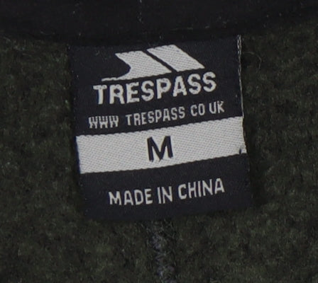 Trespass Men's Green Fleece Jacket M - Outdoor Hiking Wear
