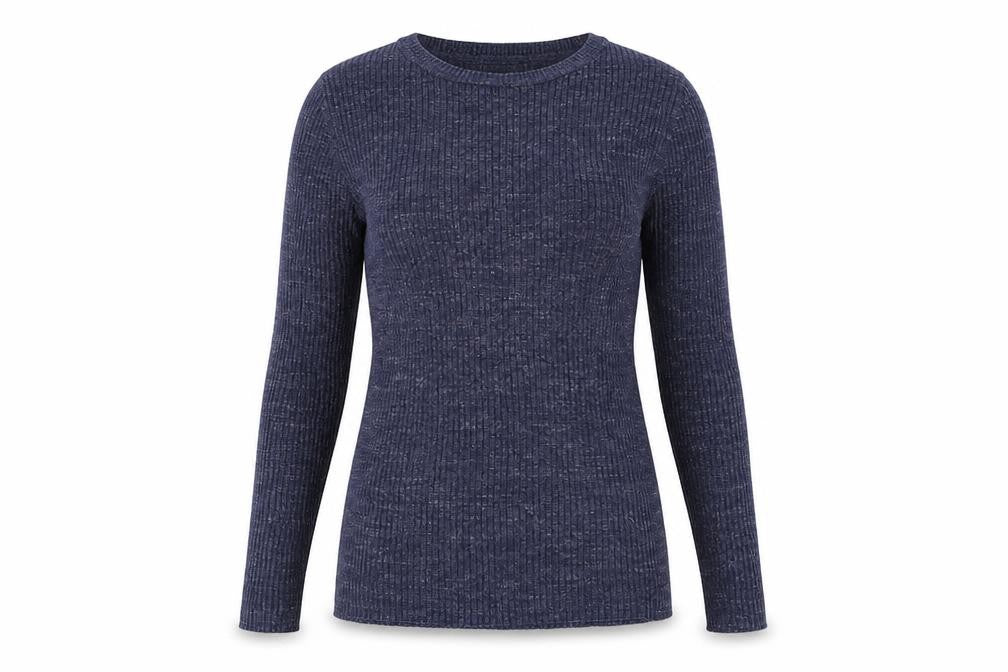 FatFace Women's Blue Crew Neck Pullover Jumper Size 8